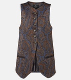 Etro Paisley jacquard vest