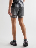 Satisfy - Straight-Leg Layered Ripstop CoffeeThermal™ Shorts - Gray