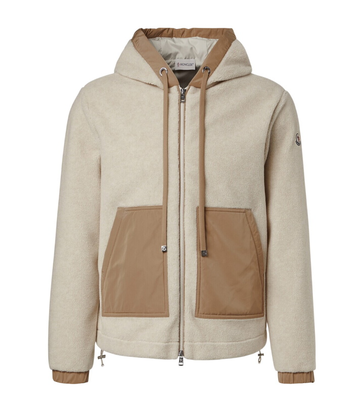 Photo: Moncler Fleece zip-up hoodie