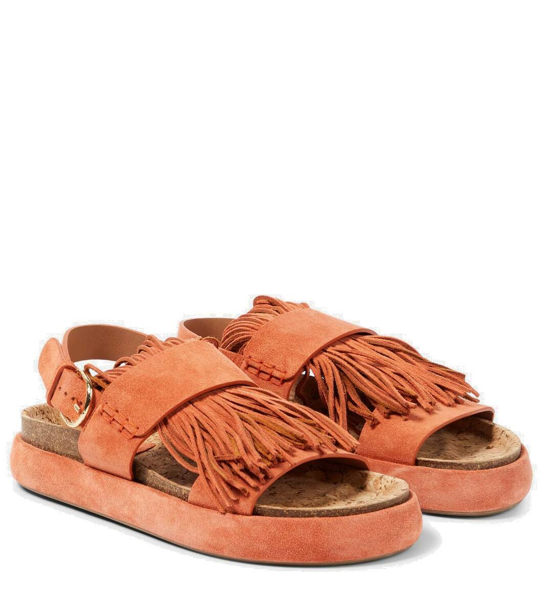 【Ulla Johnson】 Sofiaレザーサンダル Ulla Johnson Sofia Leather Buckle Flat Sandals - Bergdorf