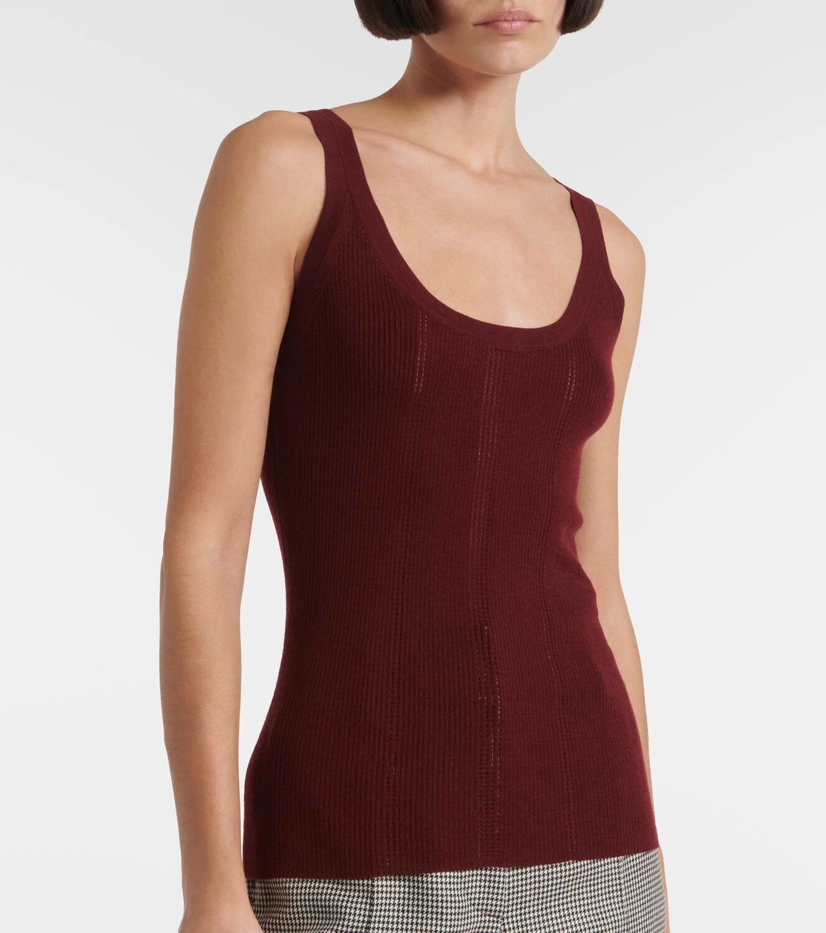 Gabriela Hearst Lucy knitted wool tank top