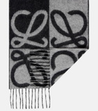 Loewe Anagram wool and cashmere scarf