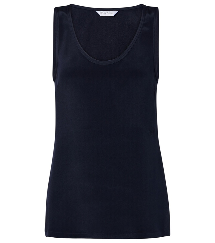 Photo: Max Mara Silk crêpe de chine tank top