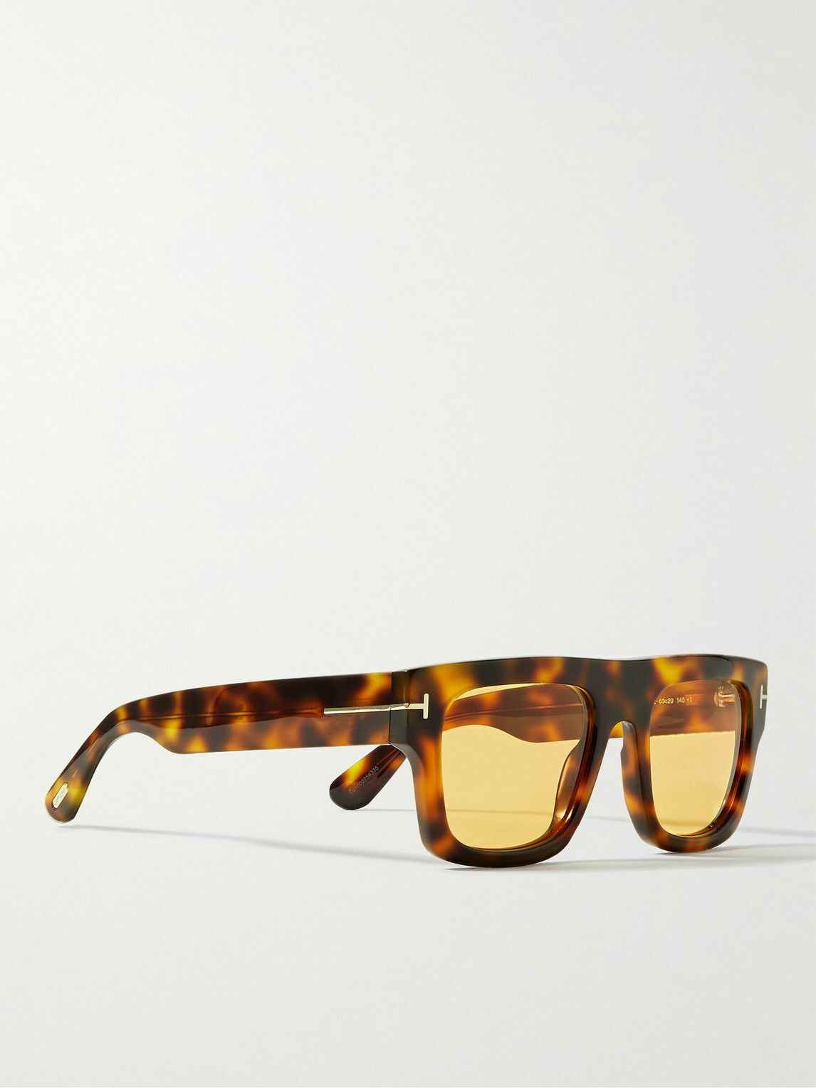 Tom Ford Square Frame Tortoiseshell Acetate Sunglasses Tom Ford