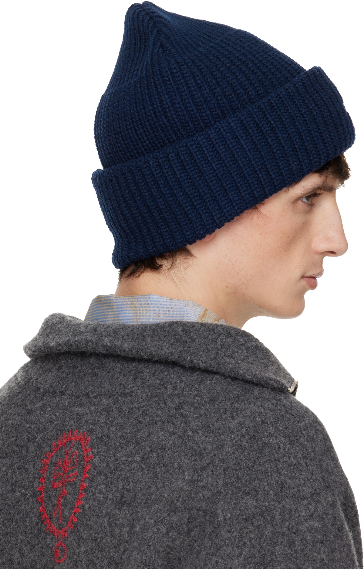 Vivienne Westwood Navy Sporty Beanie