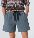 Commas Lounge linen shorts