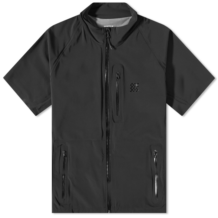 Photo: Manors Golf Men's 2.5L Waterproof Shirt in Black