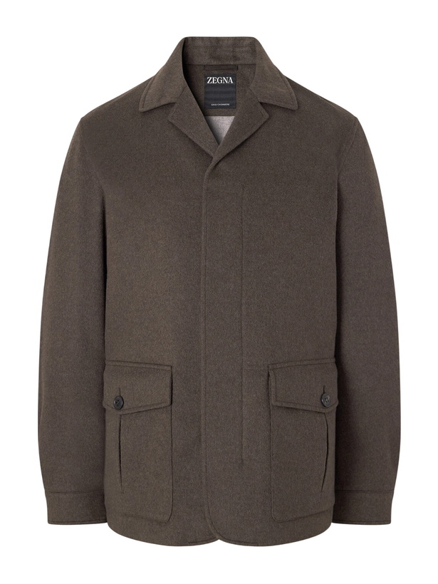 Photo: Zegna - Oasi Cashmere Coat - Green
