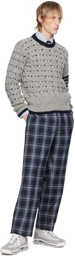 Thom Browne Navy Check Trousers