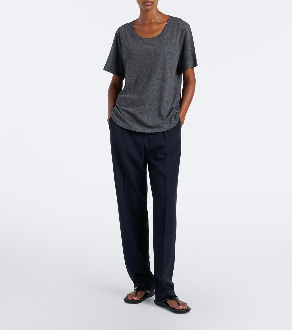 The Row Dera cotton jersey T-shirt