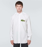 Comme des Garçons Shirt x Lacoste logo cotton poplin shirt