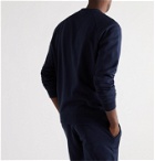 Ninety Percent - Loopback Organic Cotton-Jersey Sweatshirt - Blue