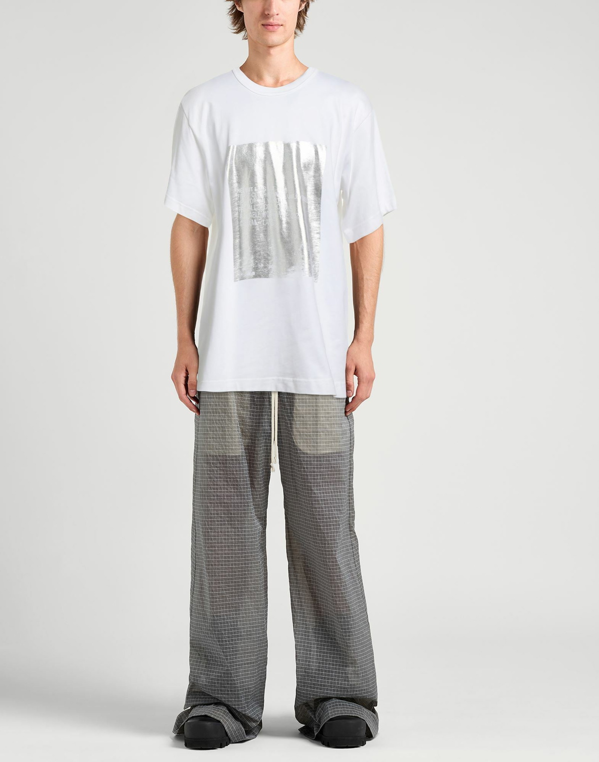 Helmut Lang Mens T-shirt in White