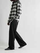 Theory - Noll Luxe Checked Cotton-Flannel Shirt - Gray