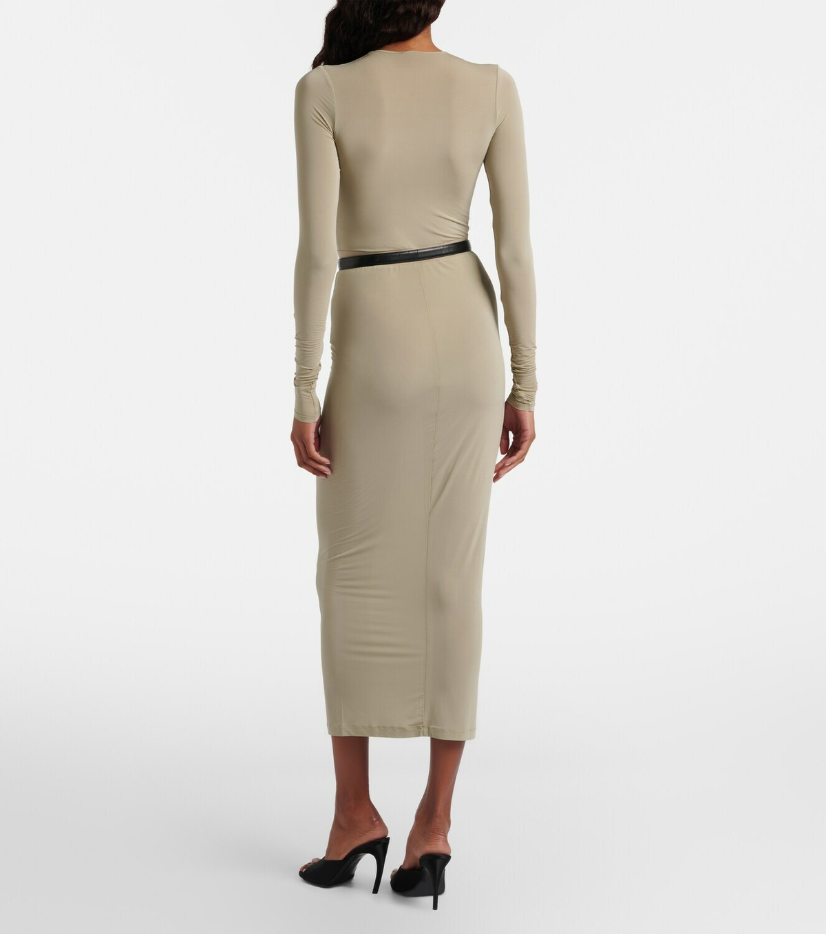 Wardrobe.NYC Sheer pencil skirt