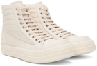 Rick Owens DRKSHDW Off-White 'Vintage High Sneaks' Sneakers