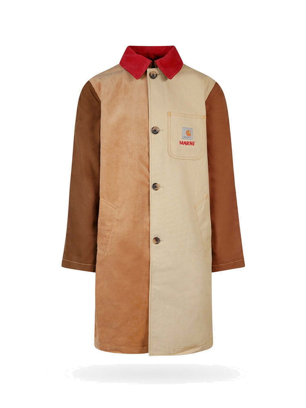 Photo: Marni X Carhartt Wip Coat Brown   Mens