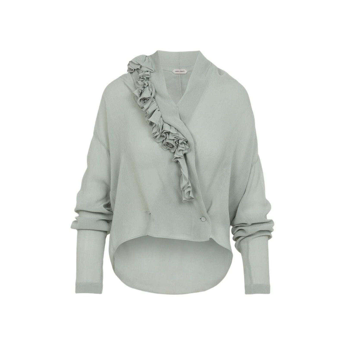 Alberta Ferretti Creponne Blouse