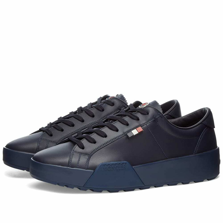 Photo: Moncler Men's Sal Patch Logo Sneakers in Navy