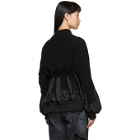 Sacai Black Knit MA-1 Pullover