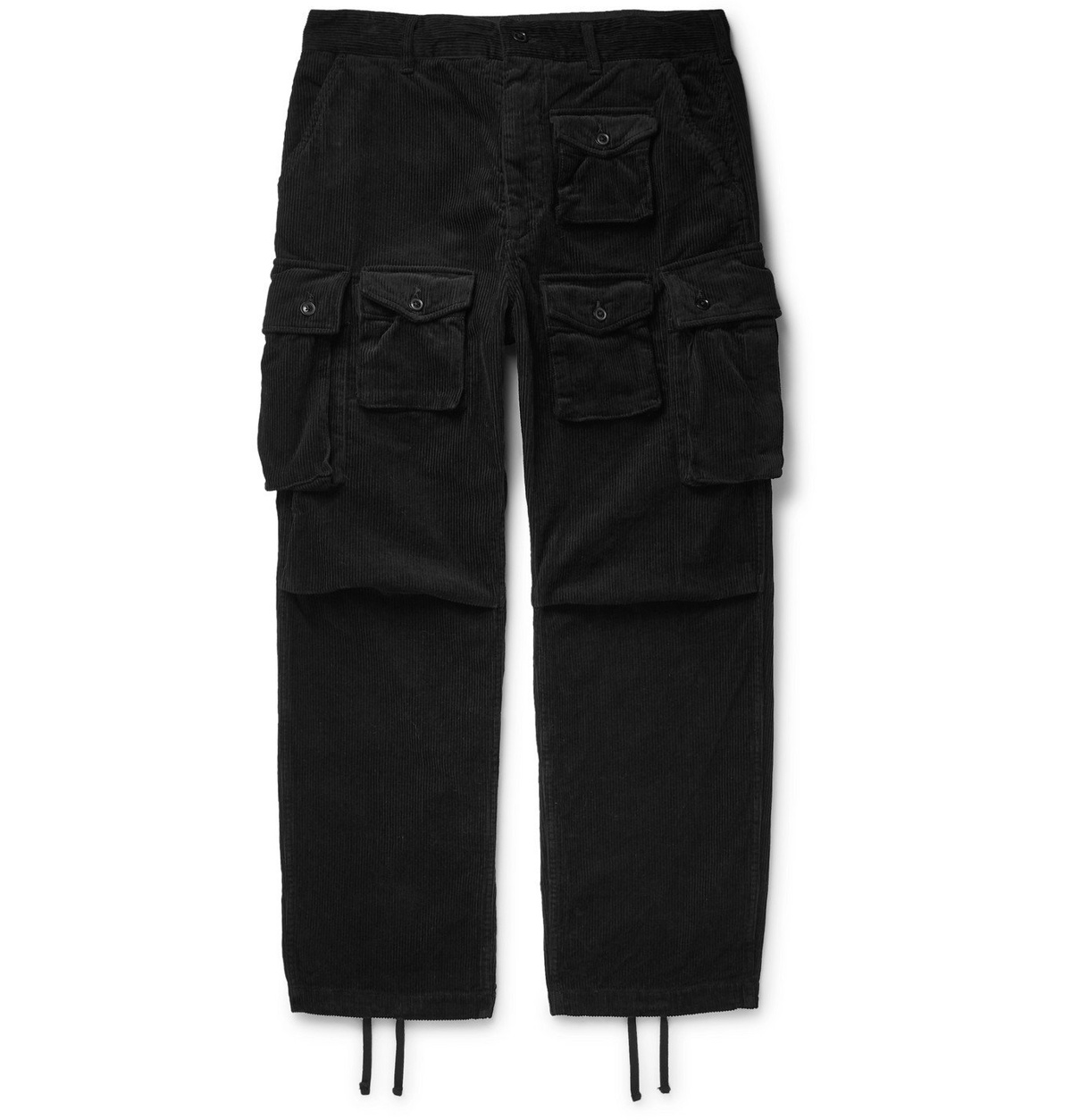 Engineered Garments - Cotton-Corduroy Cargo Trousers - Black Engineered  Garments