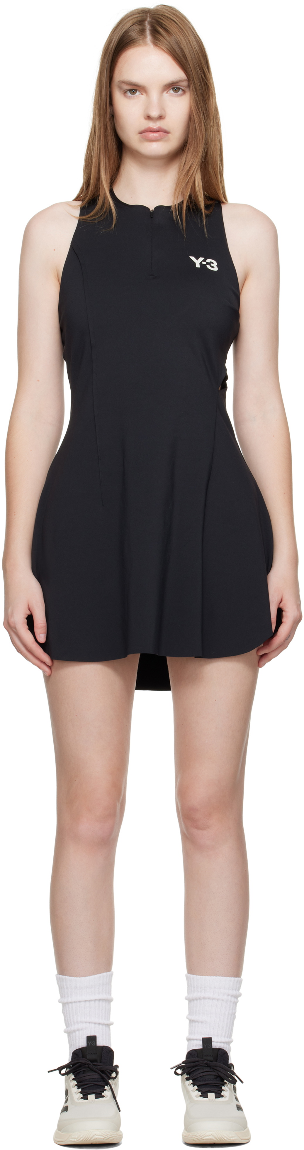 Y-3 Black US Open Tennis Pro Sport Dress
