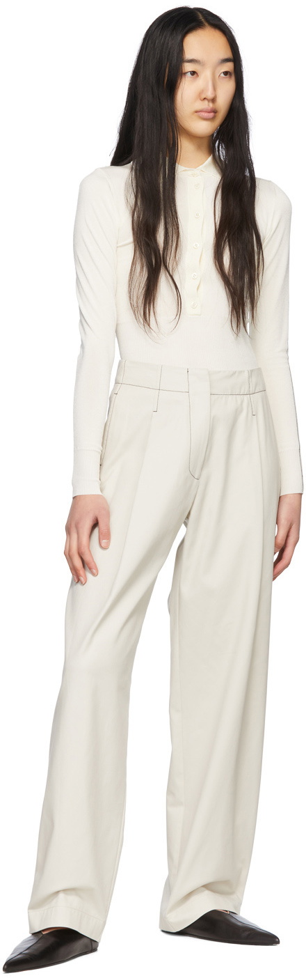 Rosetta Getty Grey Cotton Trousers