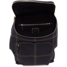 Paul Smith Navy Check Bucket Backpack