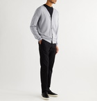 John Smedley - Wool and Cotton-Blend Cardigan - Gray