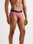 TOM FORD - Stretch-Cotton Briefs - Pink