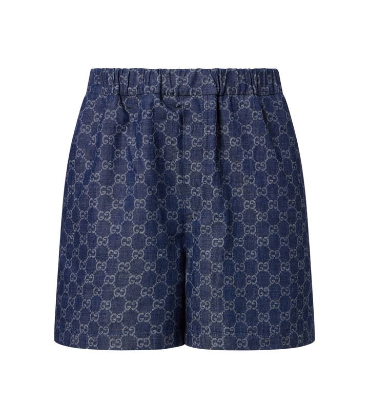 Photo: Gucci GG denim shorts