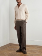 Stòffa - Cashmere Polo Shirt - Neutrals
