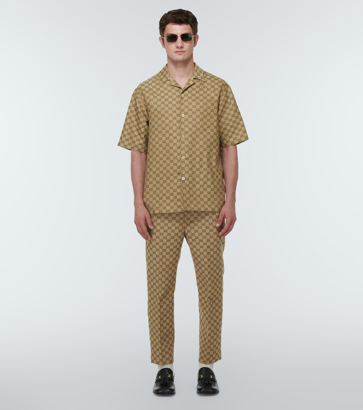 Gucci GG Supreme cotton-blend pants Gucci