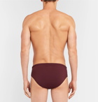 Orlebar Brown - Dachshund Two-Tone Swim Briefs - Men - Burgundy