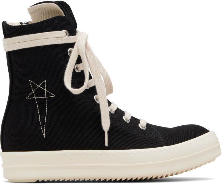 Photo: Rick Owens DRKSHDW Black Concordians Vegan Sneaks Sneakers