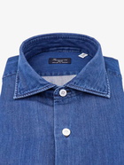 Finamore   Shirt Blue   Mens