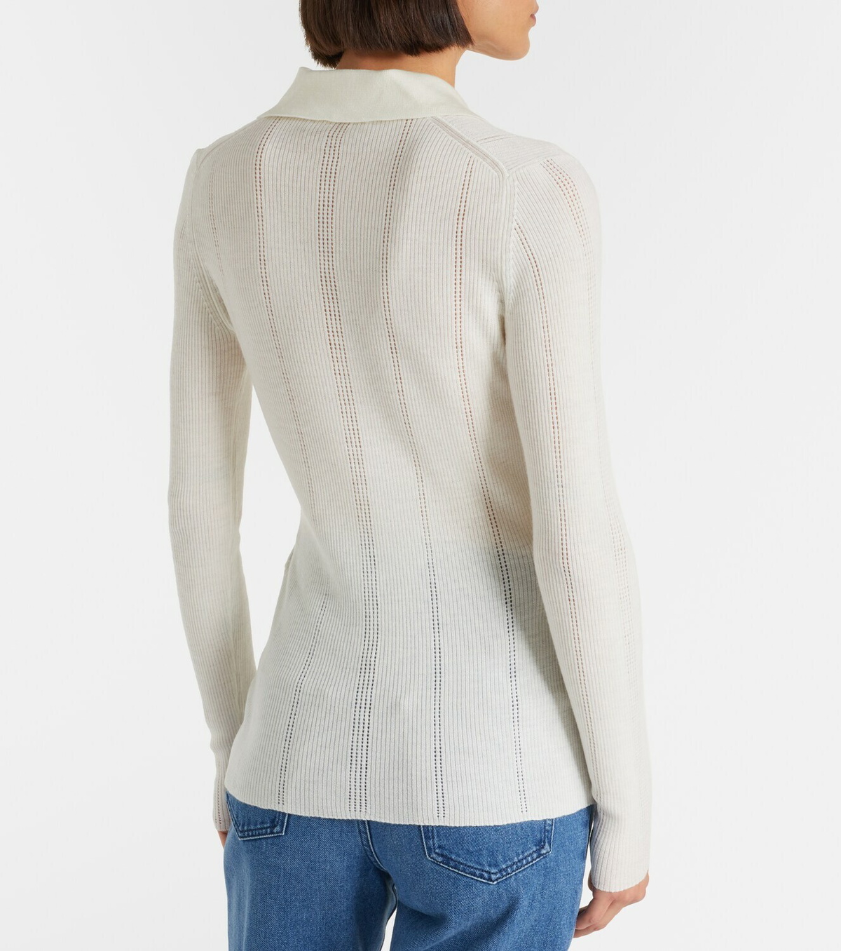 Gabriela Hearst Sophia wool polo sweater