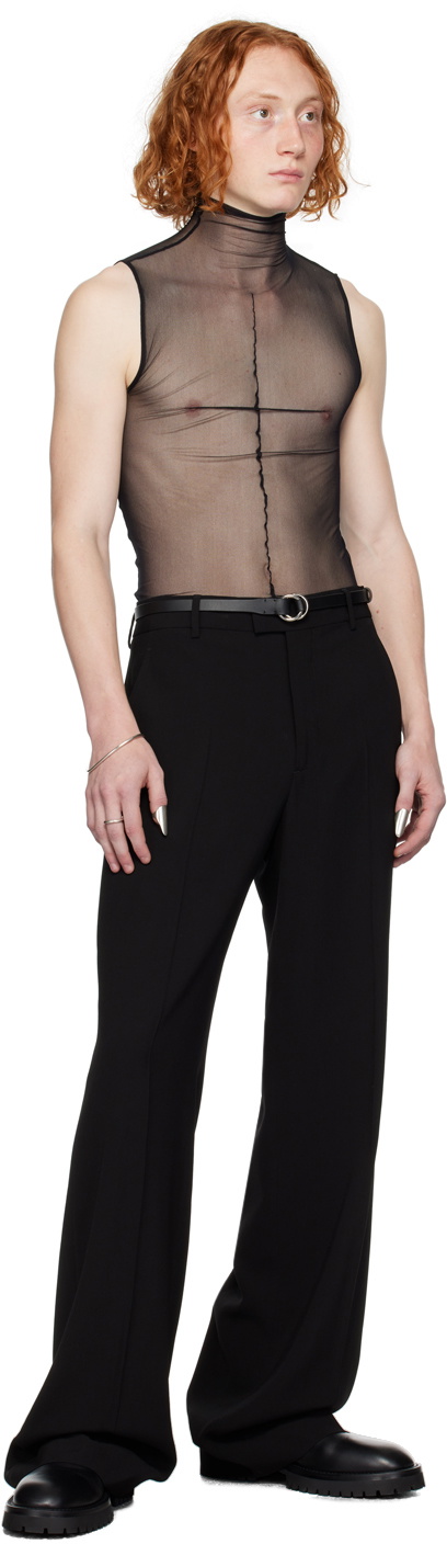 Ann Demeulemeester Black Edgardo Tank Top Ann Demeulemeester