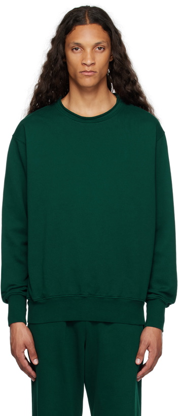 Photo: Les Tien Green Roll Neck Sweatshirt