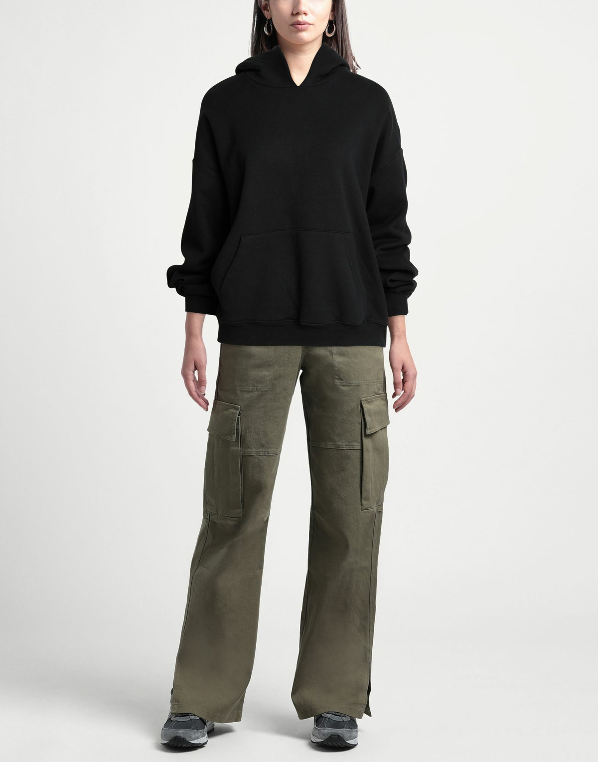 Skims Womens Sweatshirt in Black