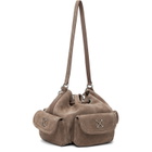 Off-White Brown Dumbo.B Bucket Bag