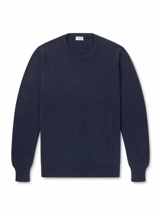 Photo: Ghiaia Cashmere - Cashmere Sweater - Blue