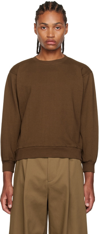 Photo: 3MAN Brown Rugby Sweatshirt