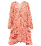 Zimmermann - Violet printed silk minidress