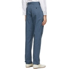 Maison Margiela Blue Cotton Chino Trousers