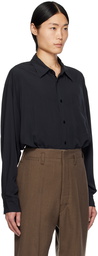 LEMAIRE Navy Relaxed Shirt