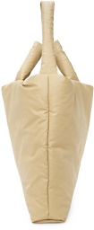 KASSL Editions Beige Large Oil Pillow Tote
