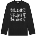 Comme des Garcons Black Long Sleeve Logo Tee