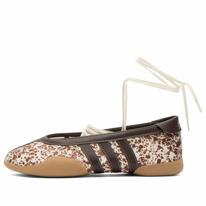 Photo: Adidas Women's Taekwondo Mei Ballet Sneaker in Off White/Dark Brown/Gum4