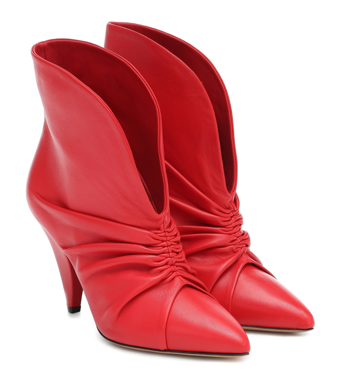 Isabel Marant - Lasteen ruched leather ankle boots Isabel Marant Isabel Marant - Lasteen ruched leather ankle boots Isabel Marant